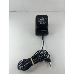 Ace 3001120 Universal AC-DC Power Adapter 3, 4, 5, 6, 7.5, 9, 12V DC 500mA